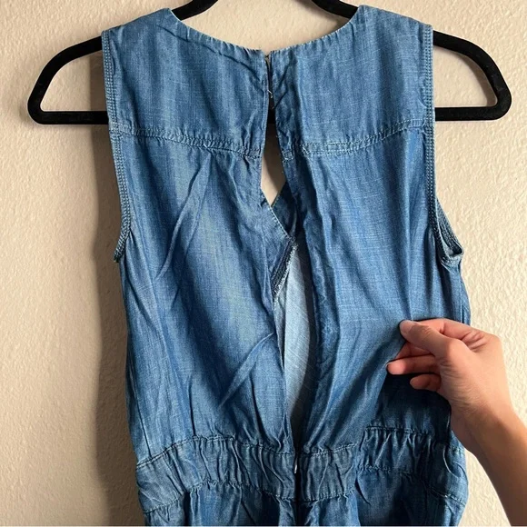 Talbots Size 2 Petite Denim Jumpsuit EUC - Picture 11 of 11